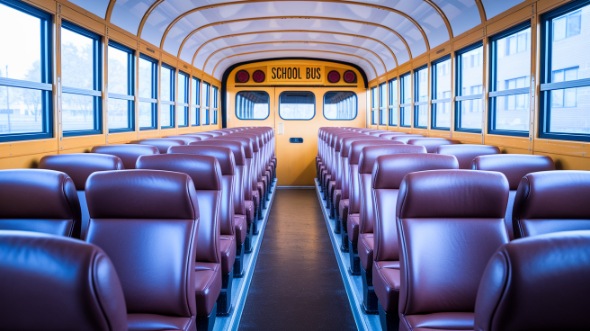 school bus rental interior st louis