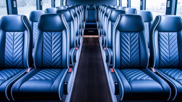 st louis 18 passenger minibus inside