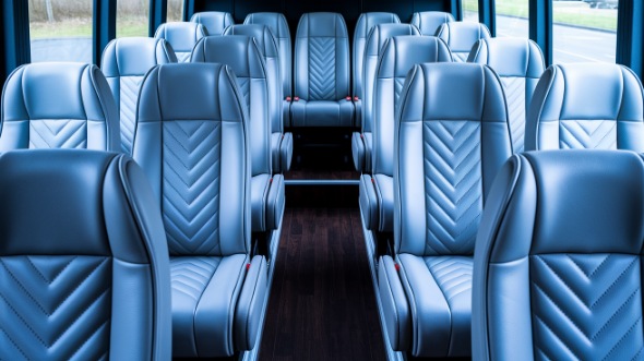 st louis 28 passenger minibus inside