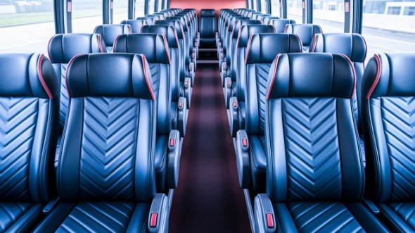 st louis 50 passenger charter bus inside