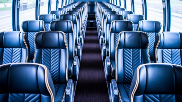st louis 55 passenger charter bus inside